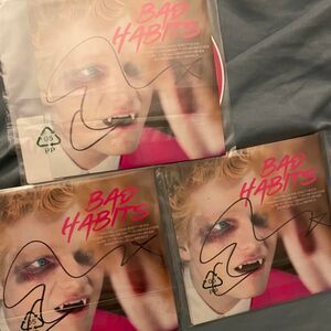 Ed Sheeran signed bad habits cd